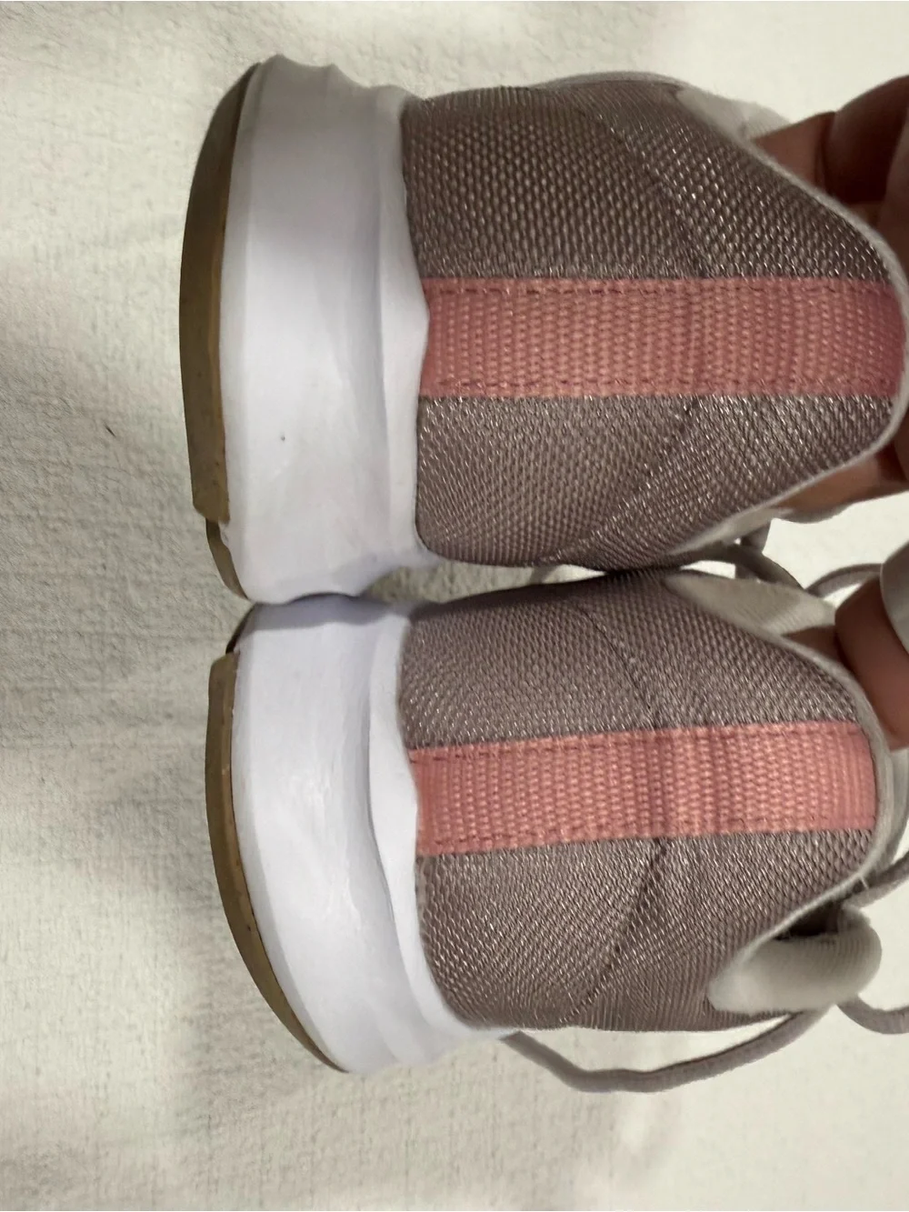 Nike Women’s Mesh Trainer - Light Gray with Pink and Brown Accents